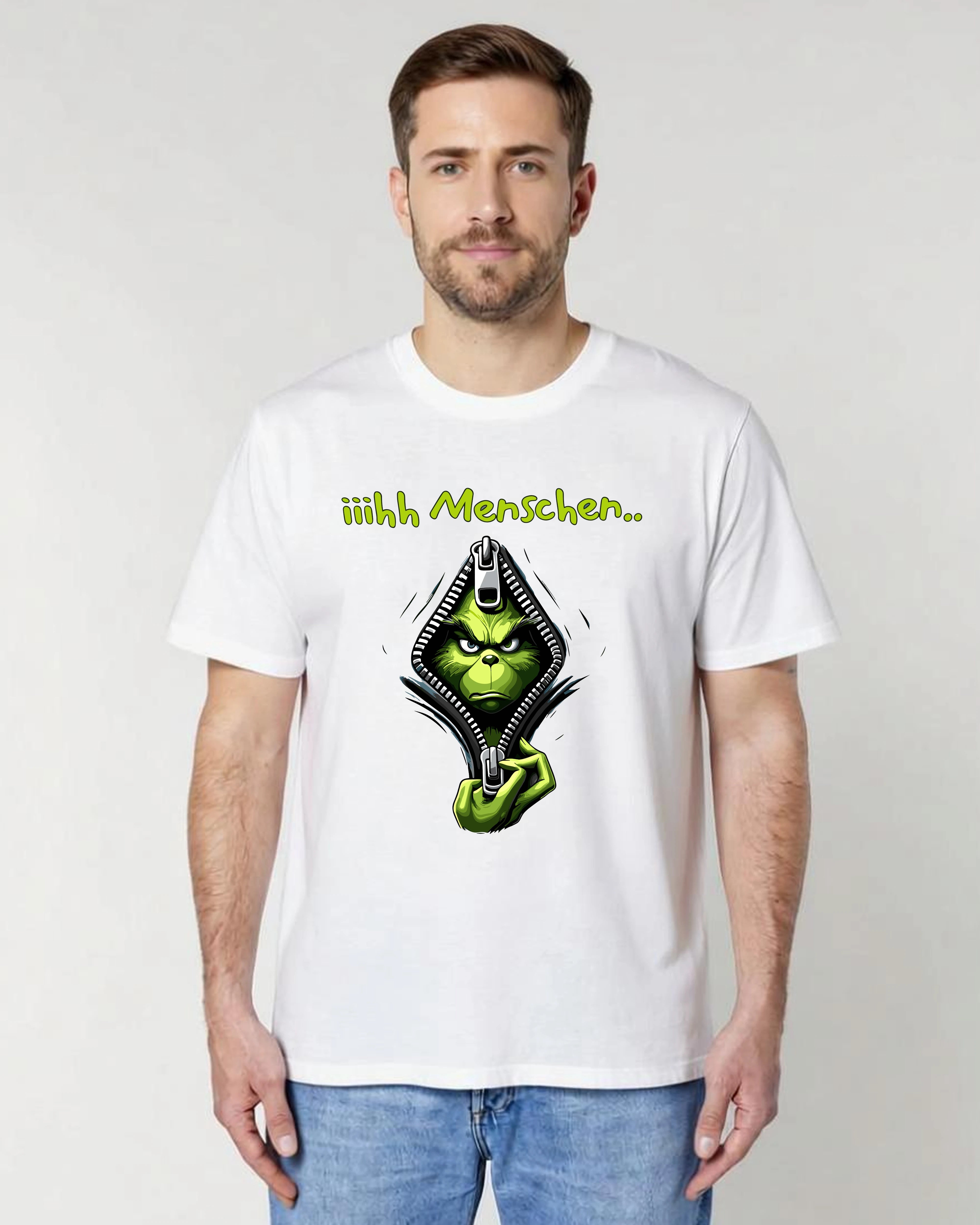iiihh Menschen..“ Grinch T-Shirt – Für Anti-Social Vibes | Teeflix