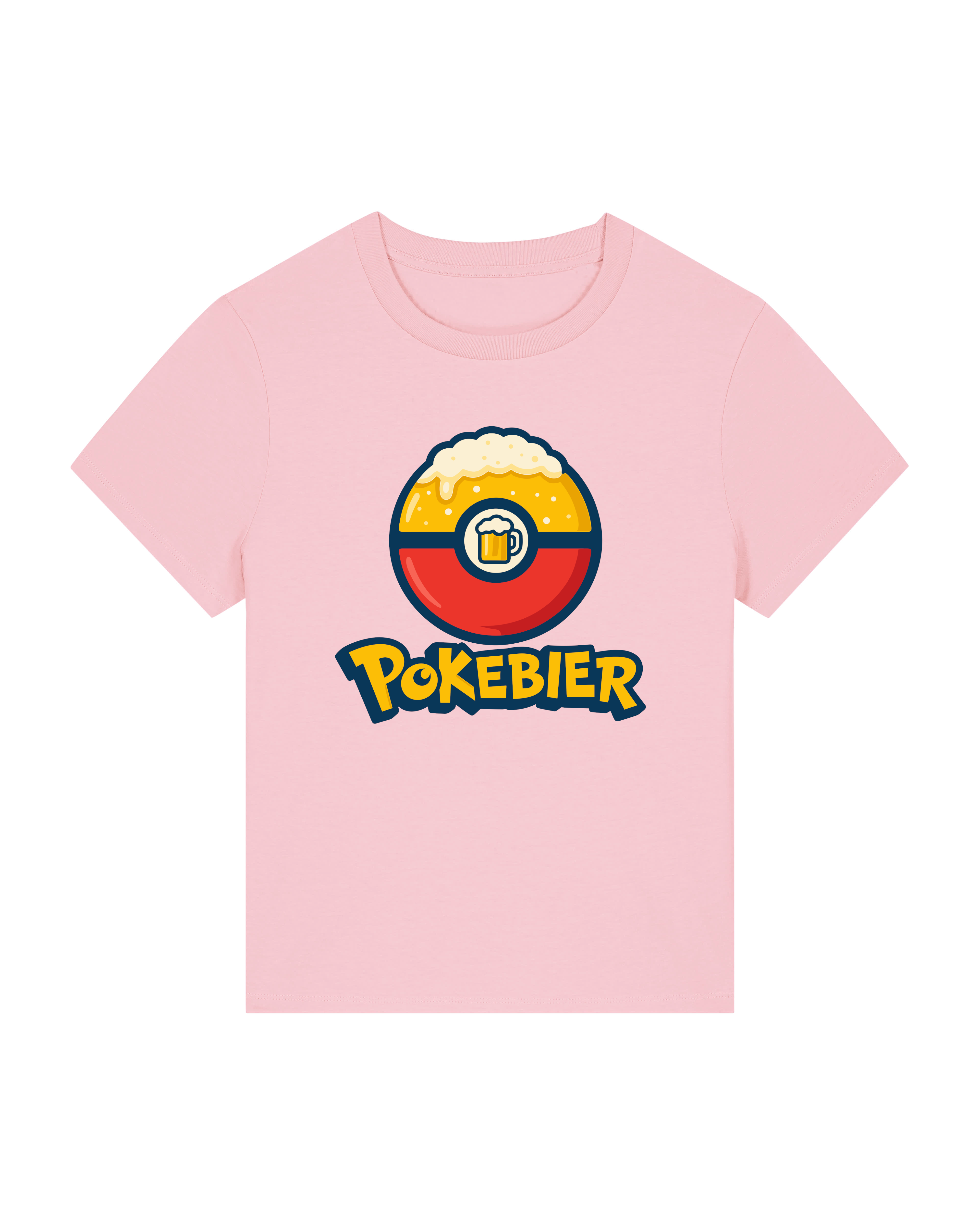 Pokebier Damen T-Shirt | Lustiges Bier Shirt für Frauen | Teeflix