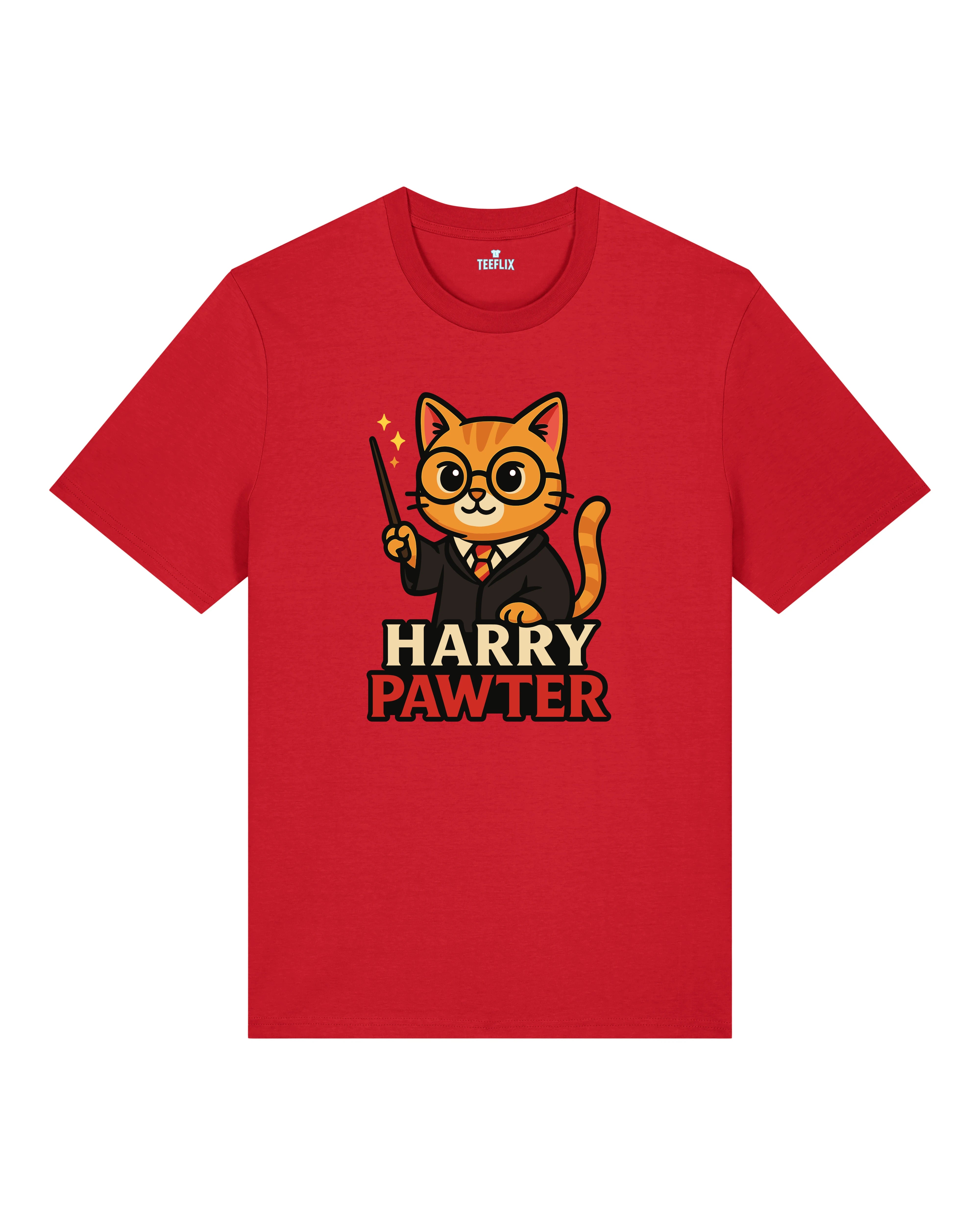Harry Pawter Katze Lustiges T-Shirt Spruchshirt | Teeflix