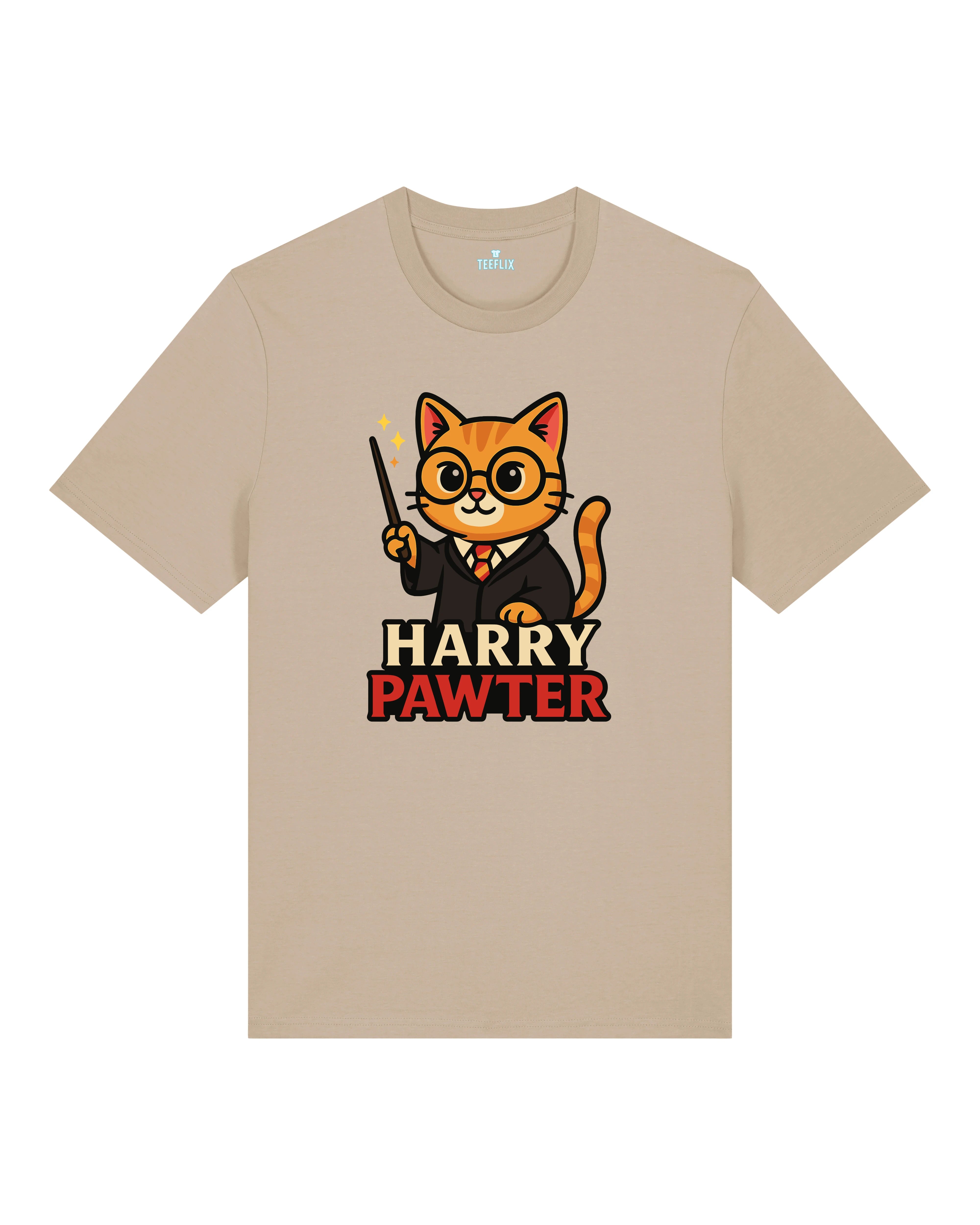 Harry Pawter Katze Lustiges T-Shirt Spruchshirt | Teeflix