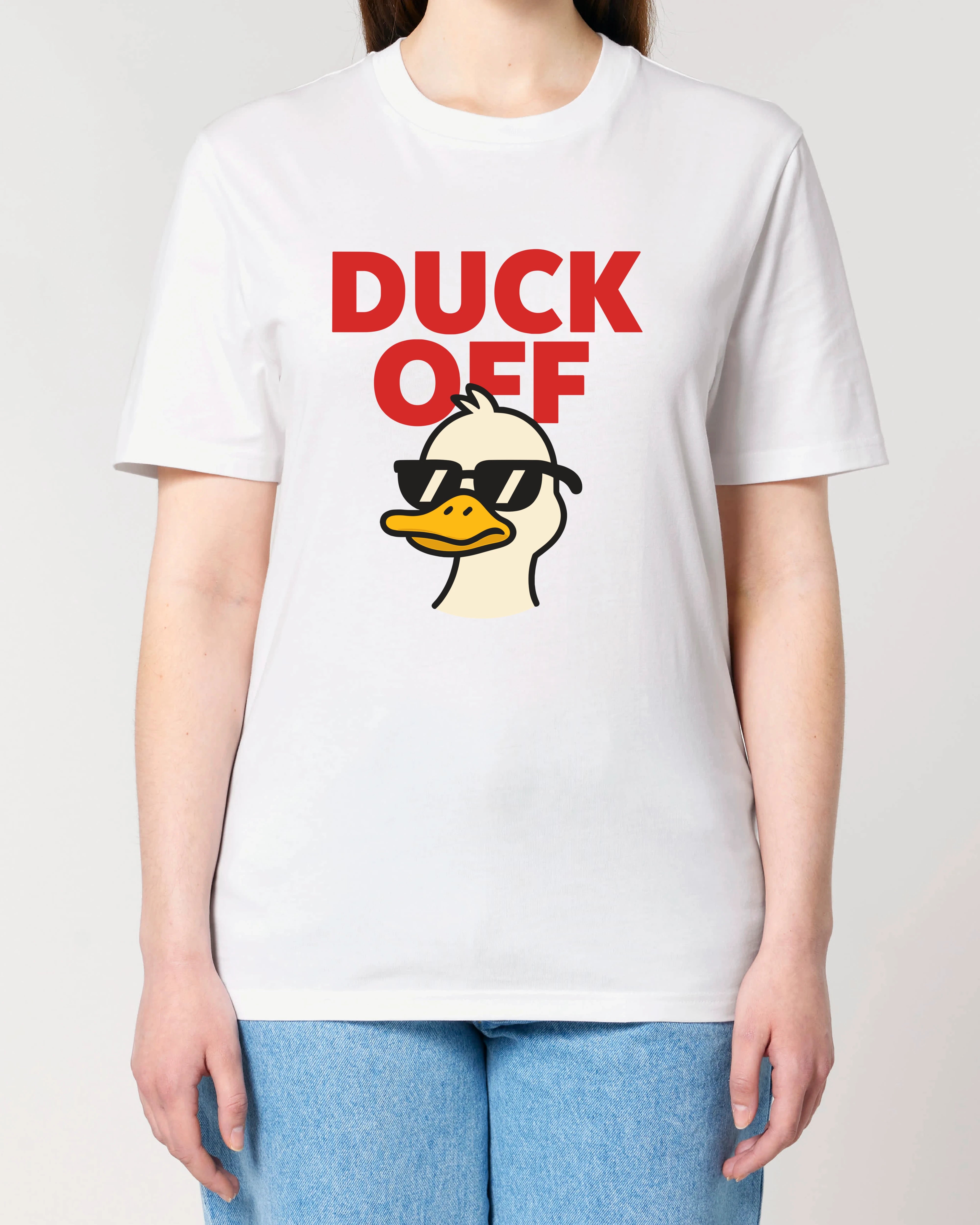Lustiges Shirt Duck Off Ente mit Sonnenbrille | Teeflix