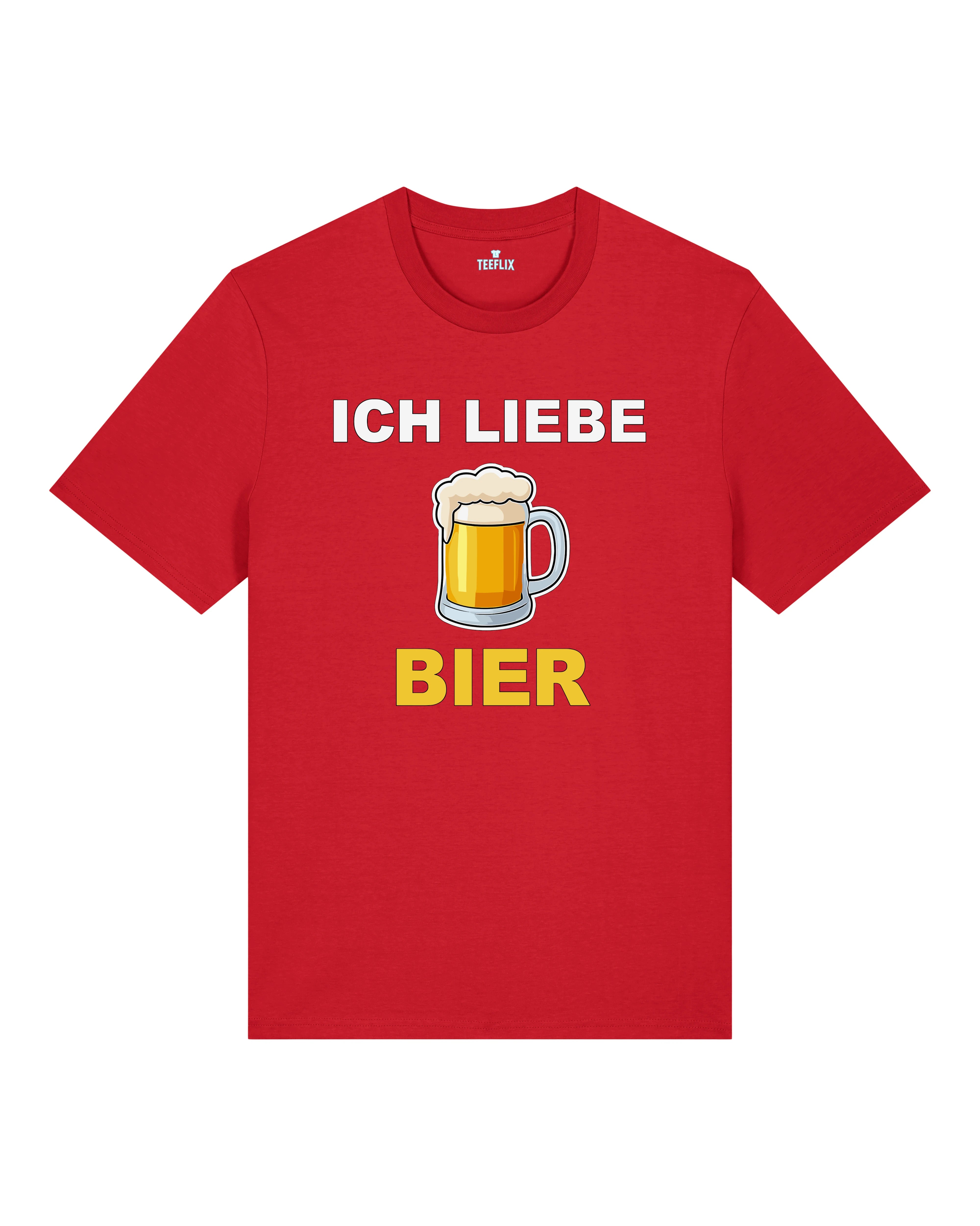 Lustiges Shirt Ich liebe Bier Party T-Shirt | Teeflix