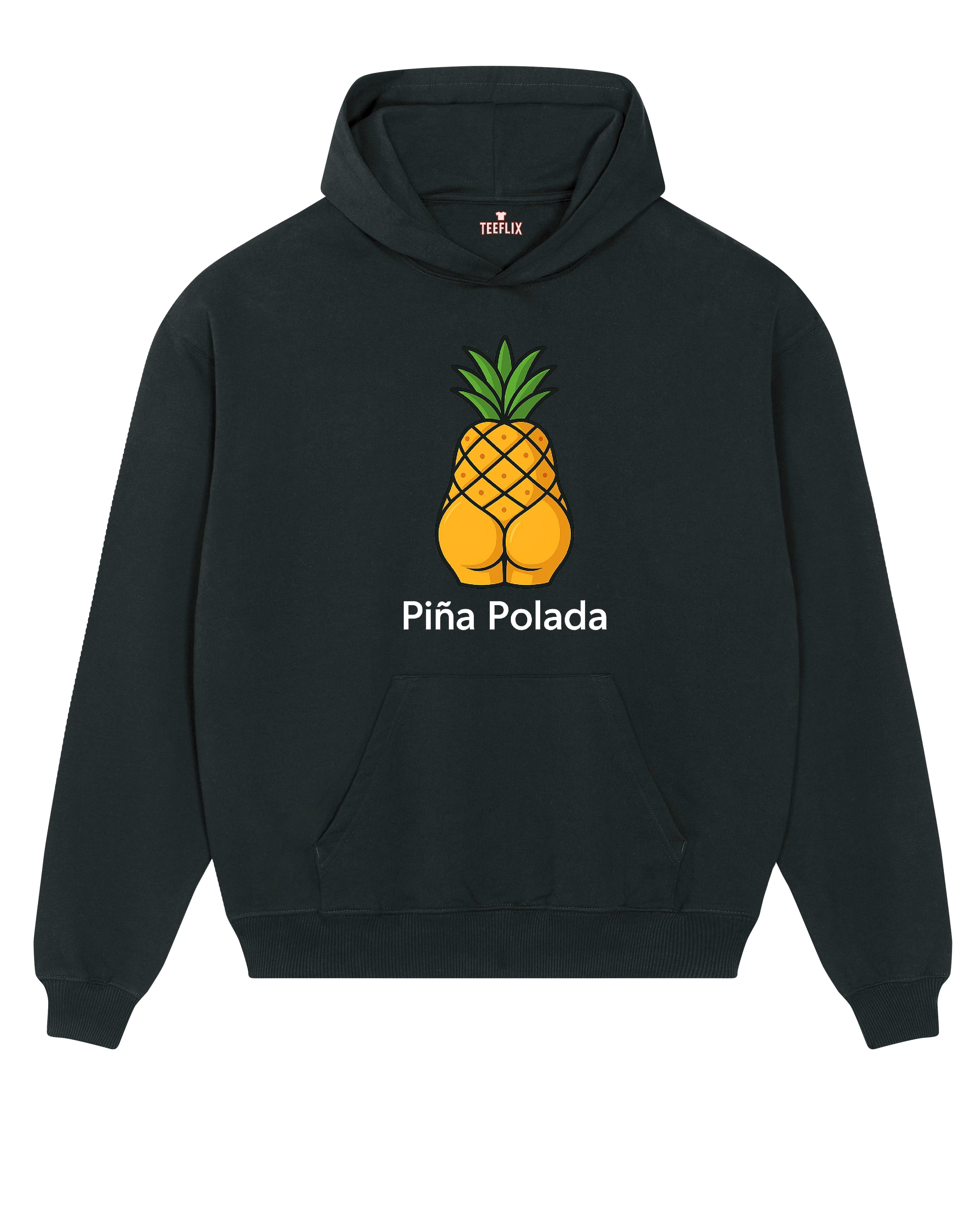 Hoodie, Ananas, Piña Polada, Lustig, Meme Hoodie, Oversized, Unisex, Streetwear, Geschenkidee, Fun Hoodie, TikTok Viral