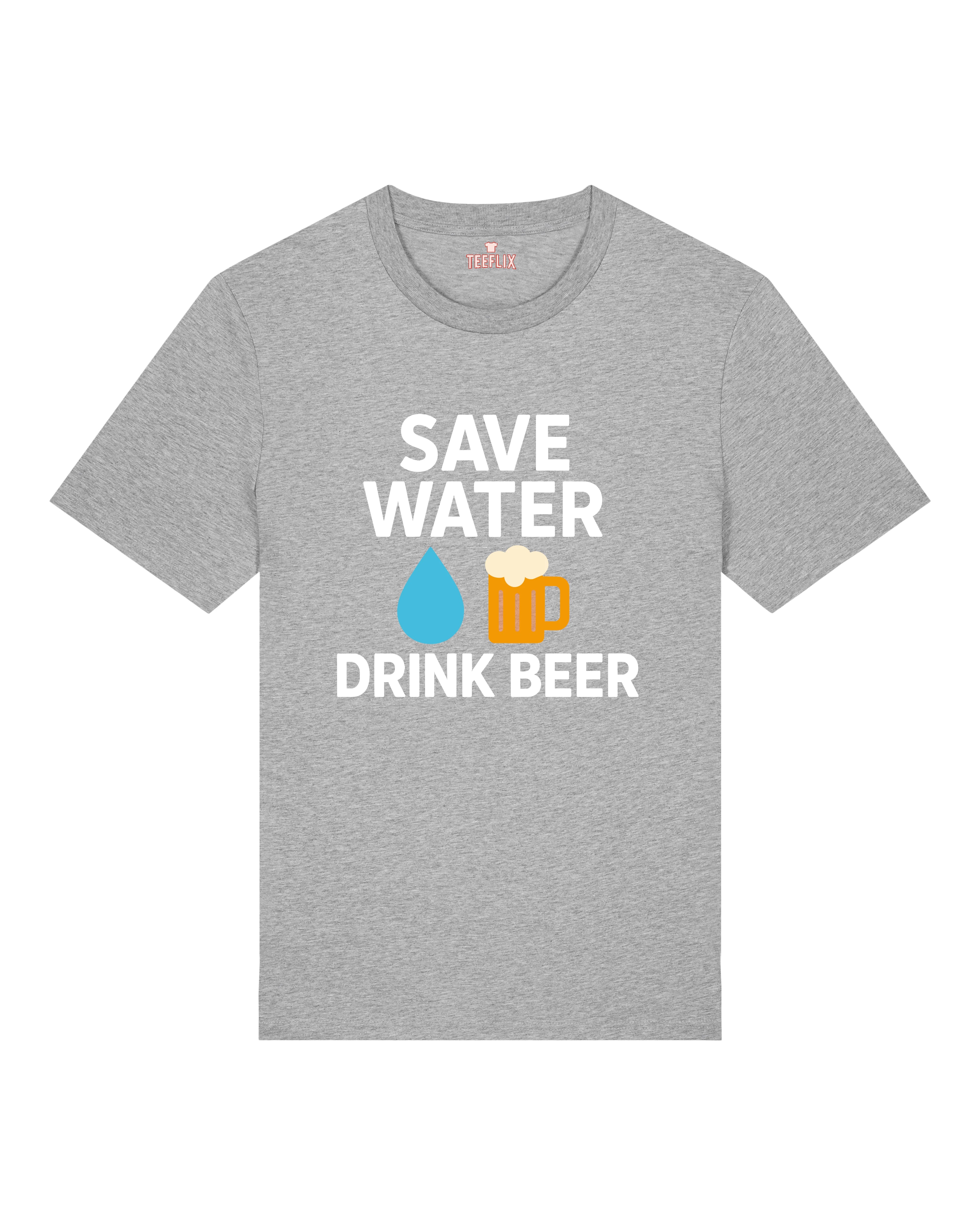 Save Water Drink Beer lustiges Bier Shirt Party T-Shirt | Teeflix