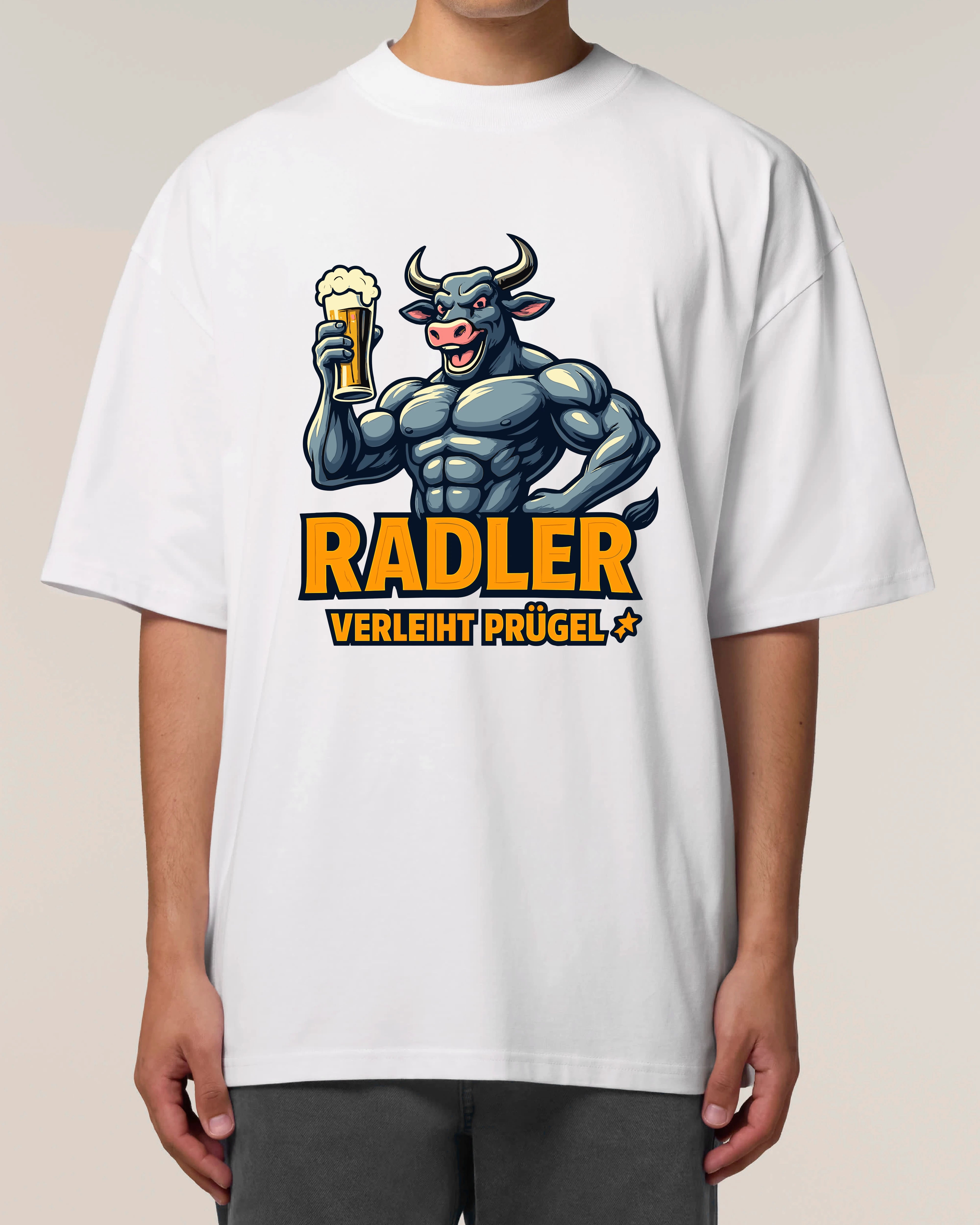 Radler Verleiht Prügel - Premium Shirt Unisex