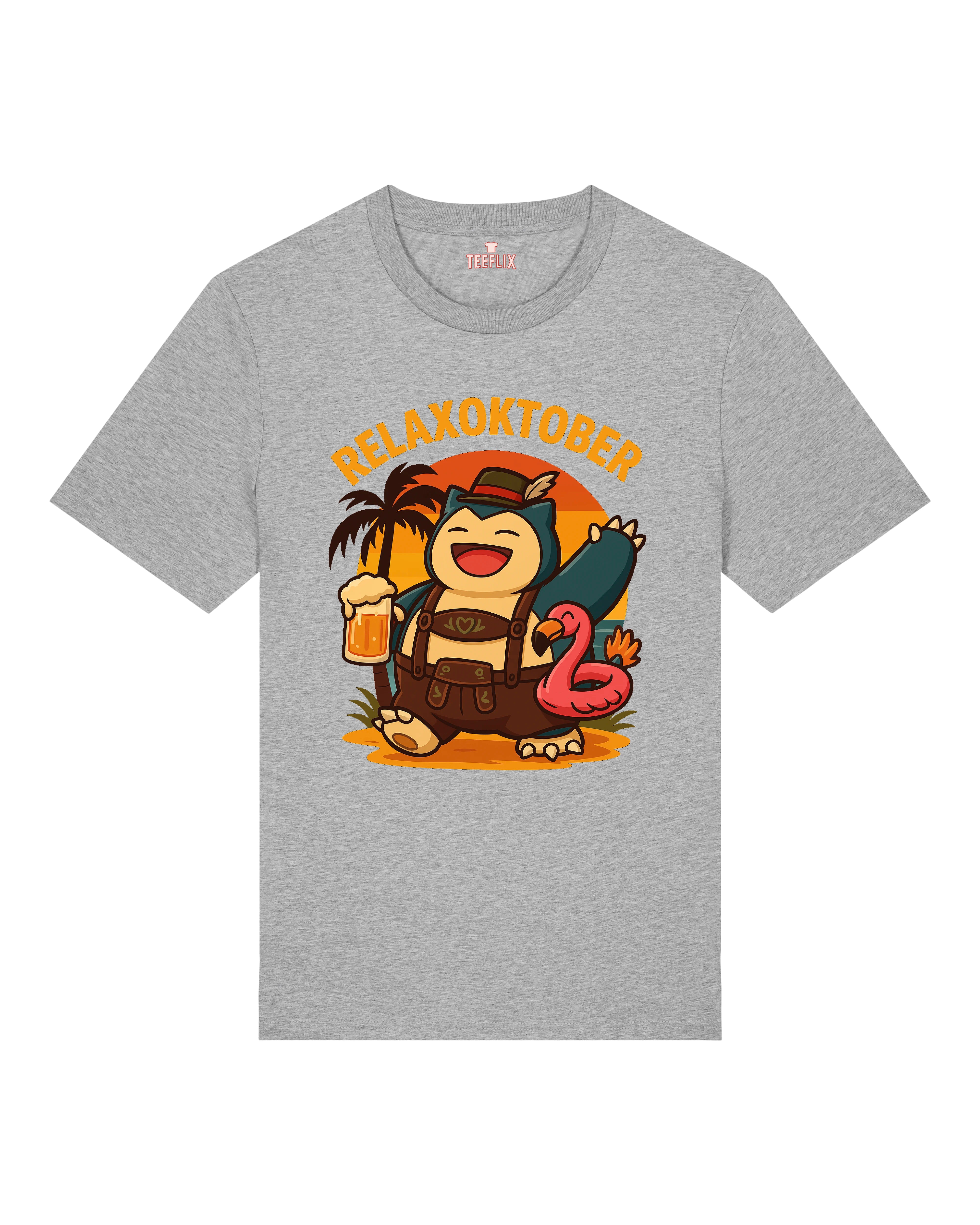 Hochwertiges Unisex-T-Shirt mit kreativem, humorvollem Print. Erhältlich in mehreren Farben (Schwarz, Weiß, Grau) und mit einzigartigen, farbenfrohen Motiven – inspiriert von Popkultur, Gaming und Festival-Stimmung. Perfekt für Alltag, Party oder Festival-Outfits.