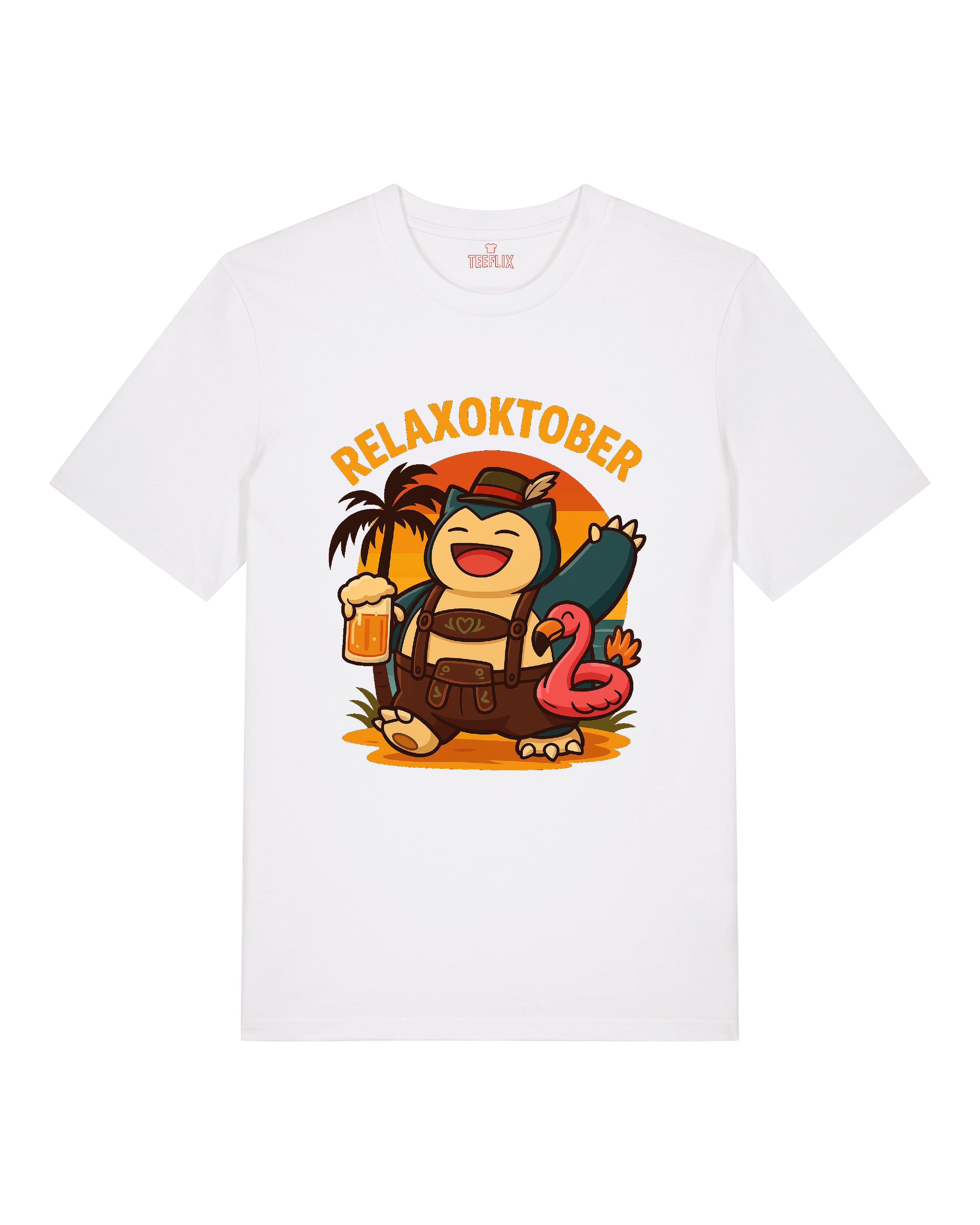 Hochwertiges Unisex-T-Shirt mit kreativem, humorvollem Print. Erhältlich in mehreren Farben (Schwarz, Weiß, Grau) und mit einzigartigen, farbenfrohen Motiven – inspiriert von Popkultur, Gaming und Festival-Stimmung. Perfekt für Alltag, Party oder Festival-Outfits.