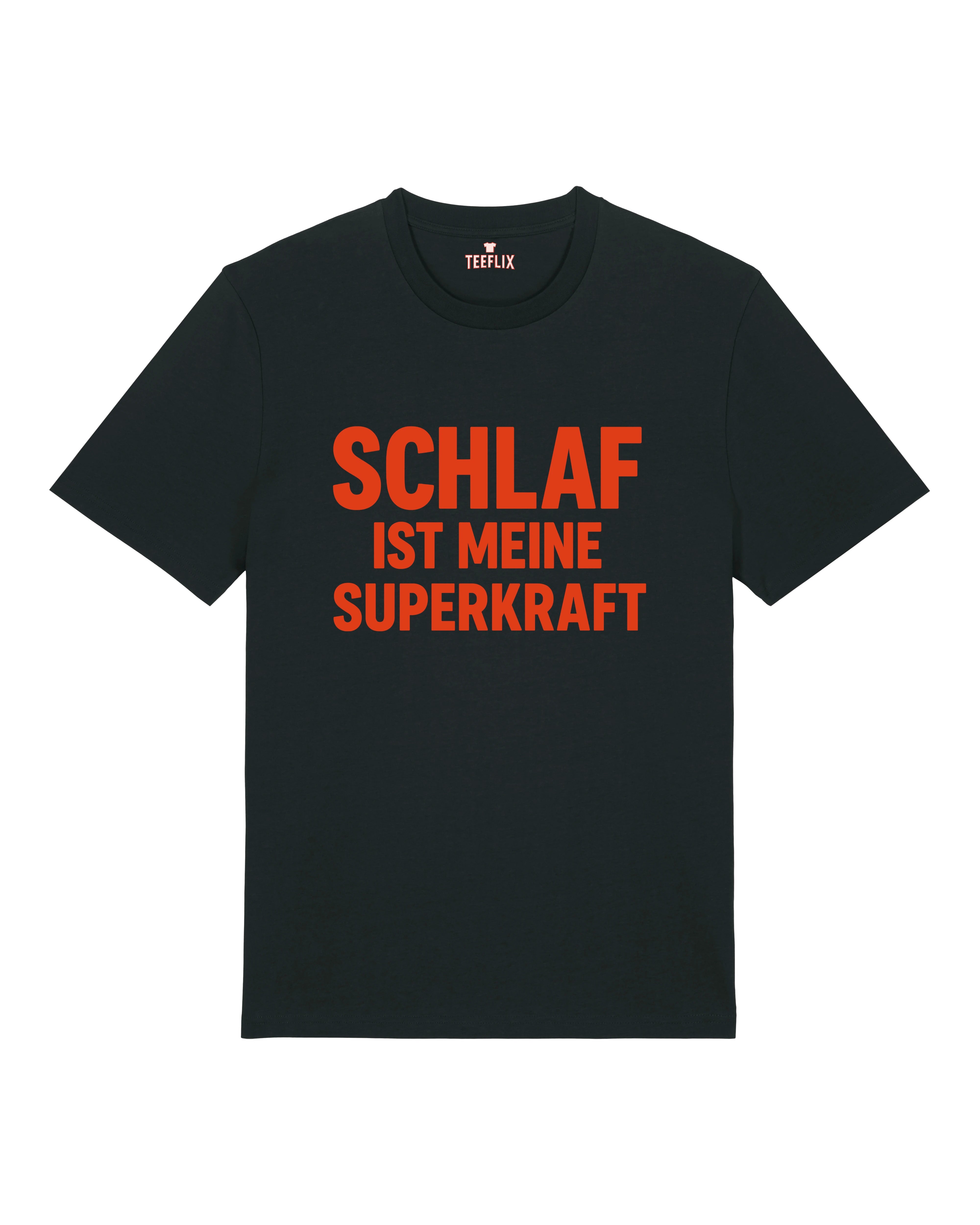 Schlaf ist meine Superkraft Shirt Schwarz – Lustiges Freizeit T-Shirt