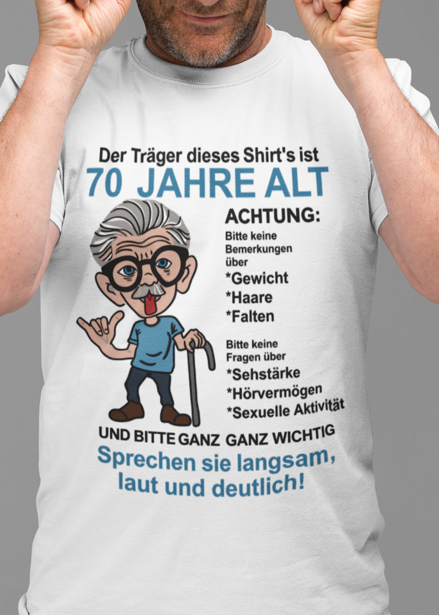Personalisiertes Alters-Shirt – Lustiges Geburtstags-Shirt mit Wunschalter | Teeflix