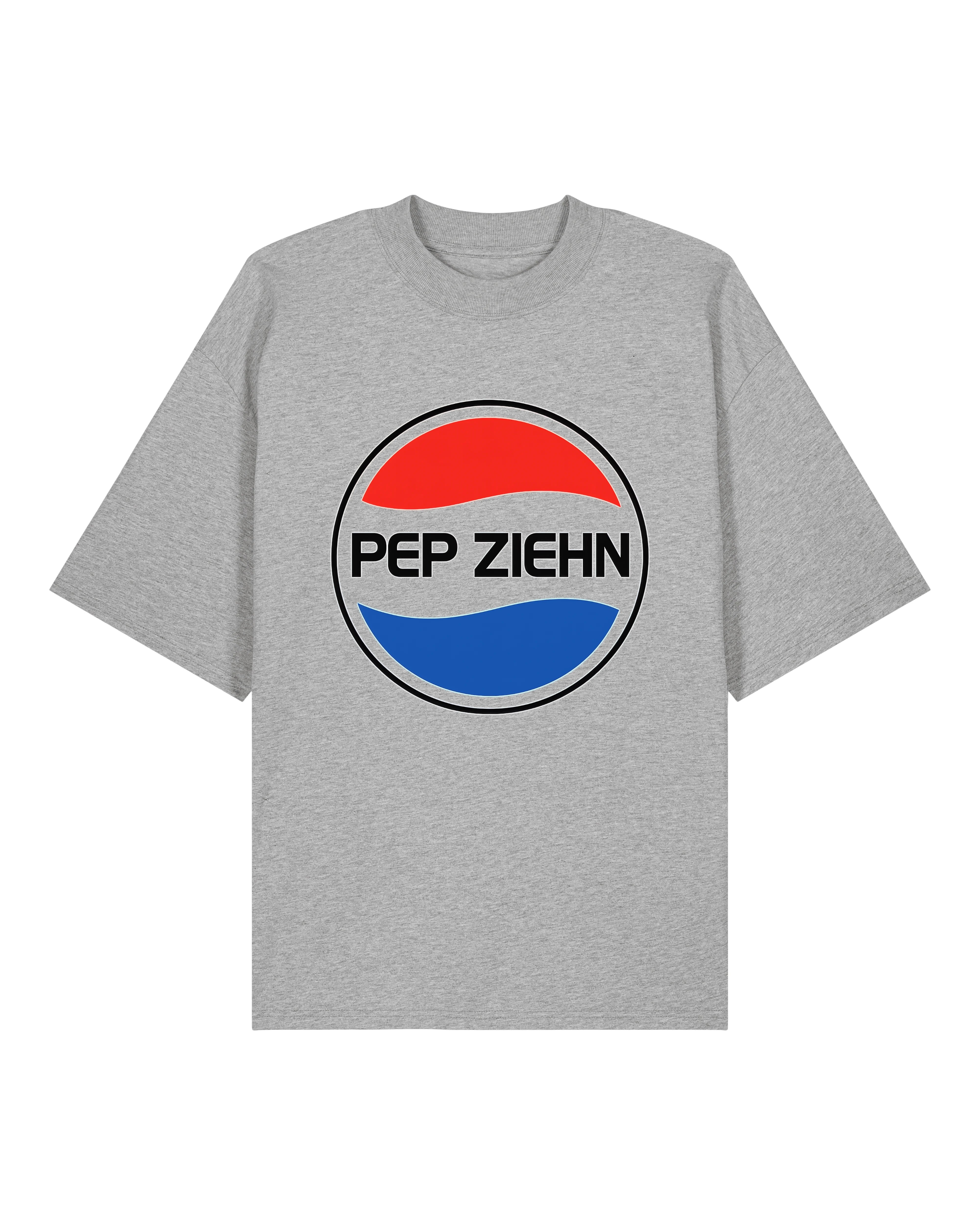 Oversized graues Shirt mit provokantem Motiv, Ironie Spruch, Teeflix