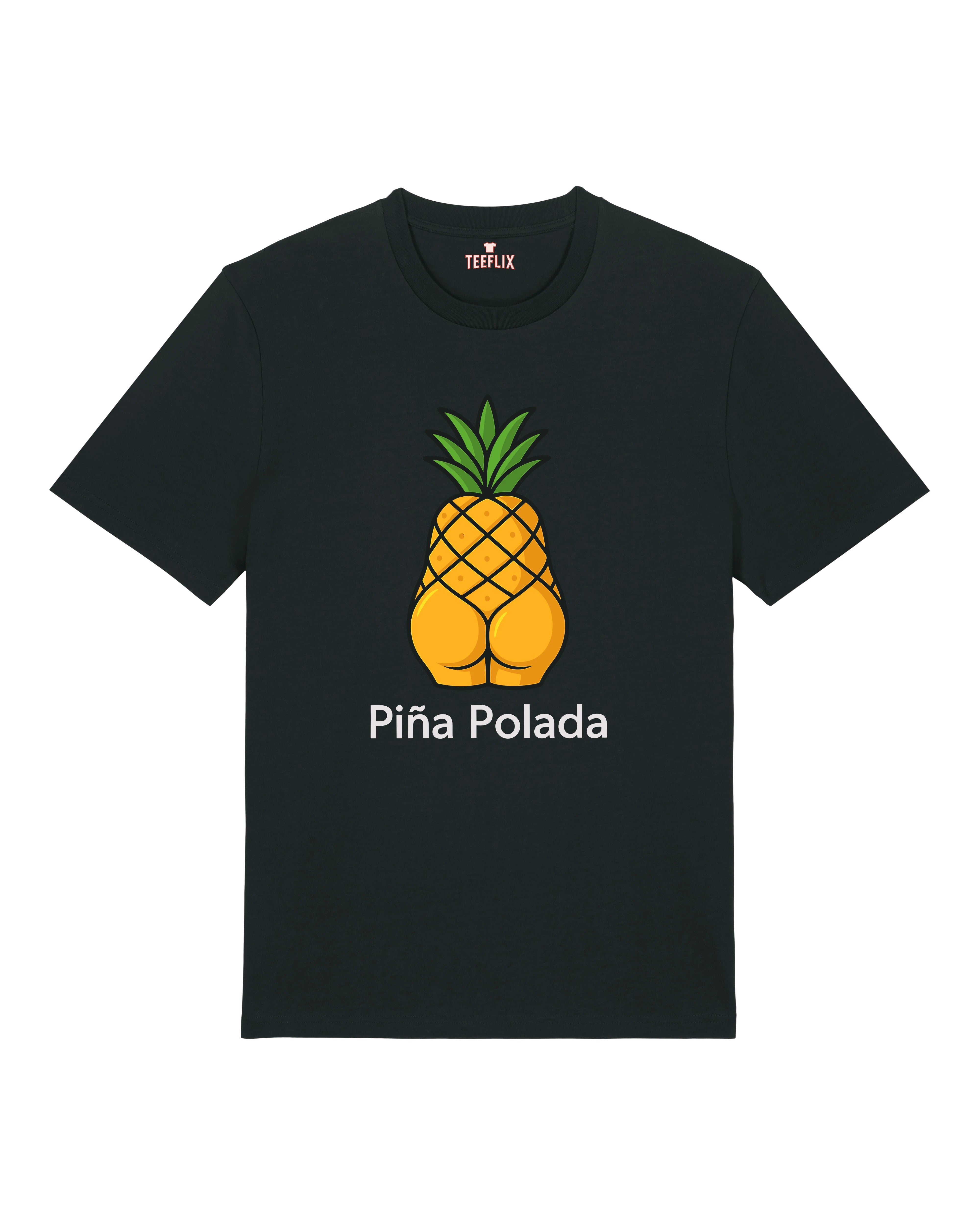 Schwarzes Shirt mit witzigem Sommer-Spruch, Bio-Baumwolle, Normaler Schnitt, Teeflix
