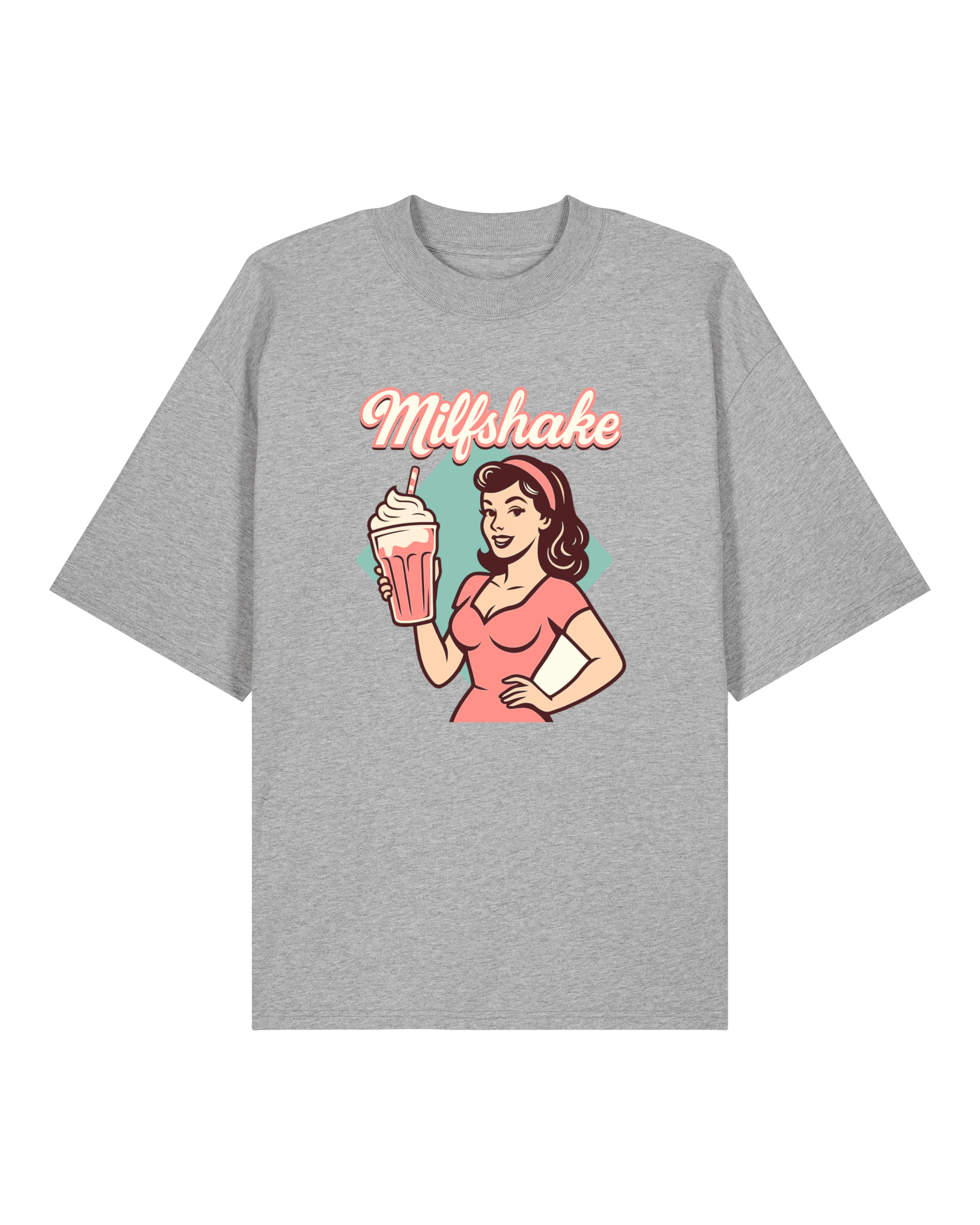 Milfshake T-Shirt – Lustiges Retro Oversize Shirt | Teeflix