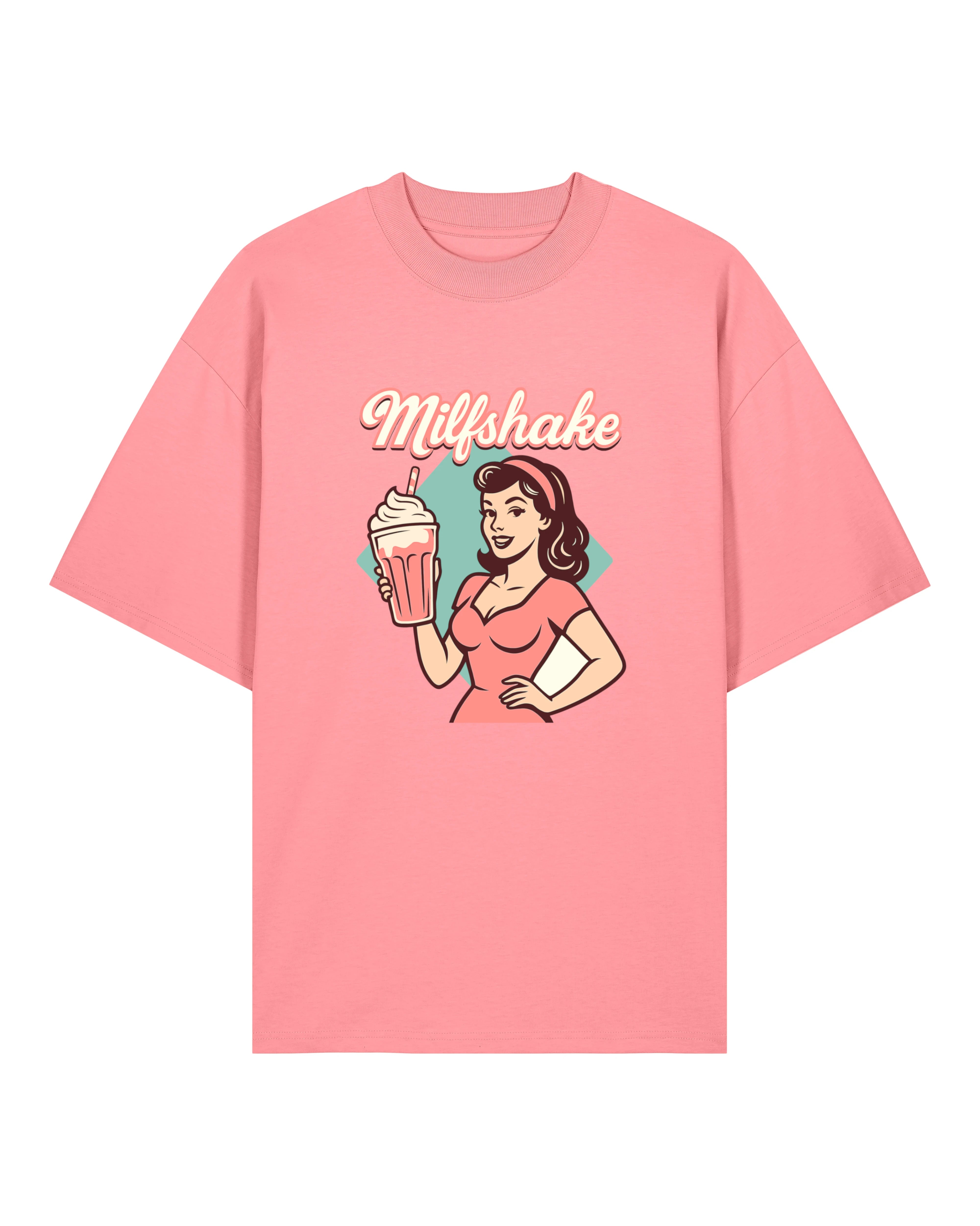 Milfshake T-Shirt – Lustiges Retro Oversize Shirt | Teeflix