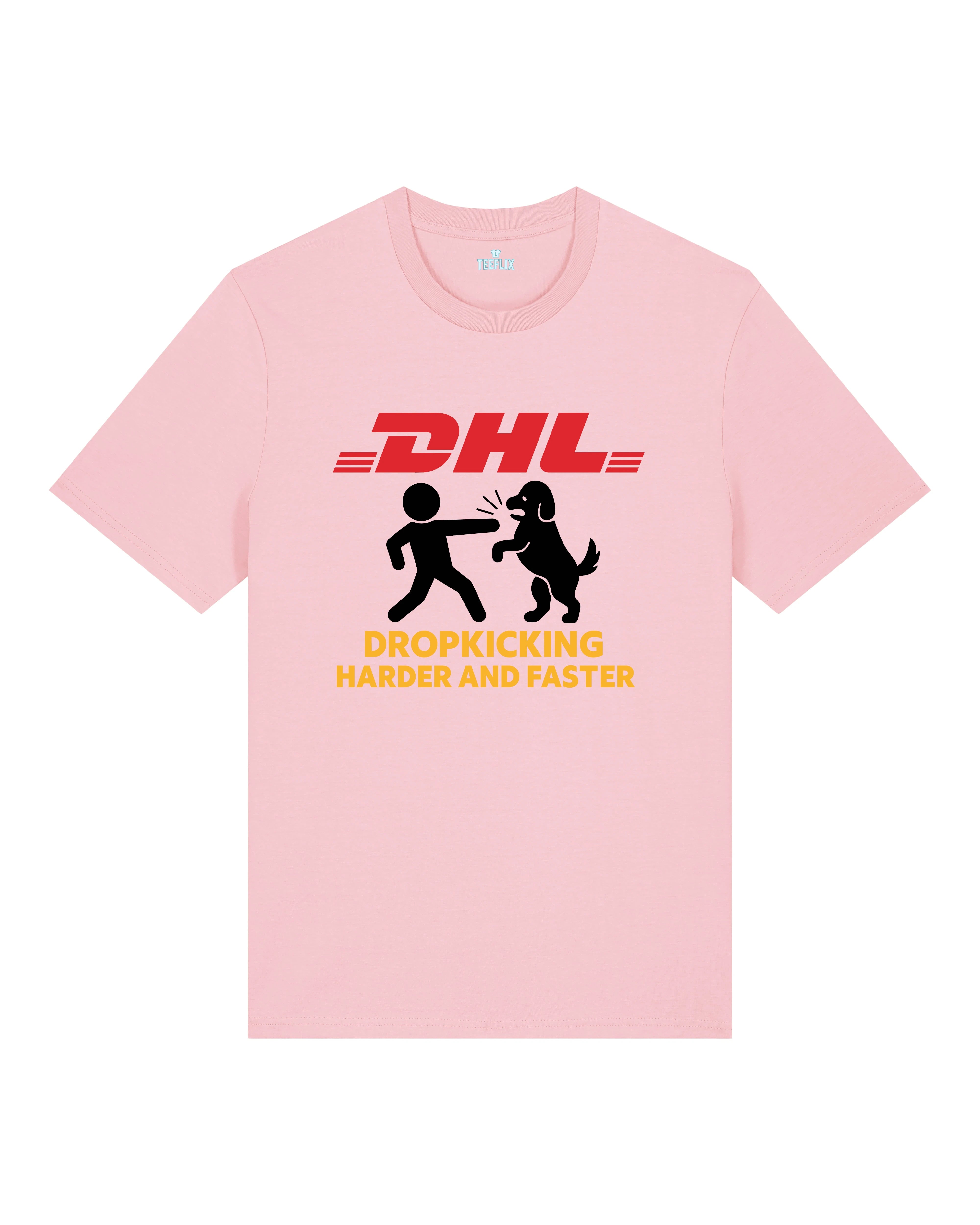 DHL Parodie Dropkicking Harder And Faster Lustiges Shirt| Teeflix